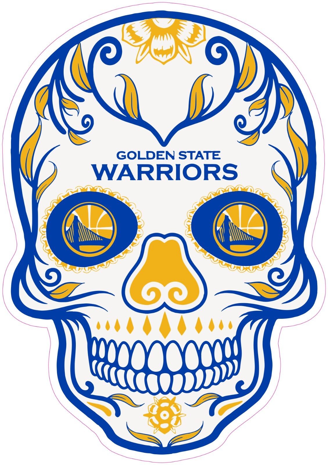 Golden State Warriors Basketball Vinyl Decal Sticker Car Truck Bumper Tumbler