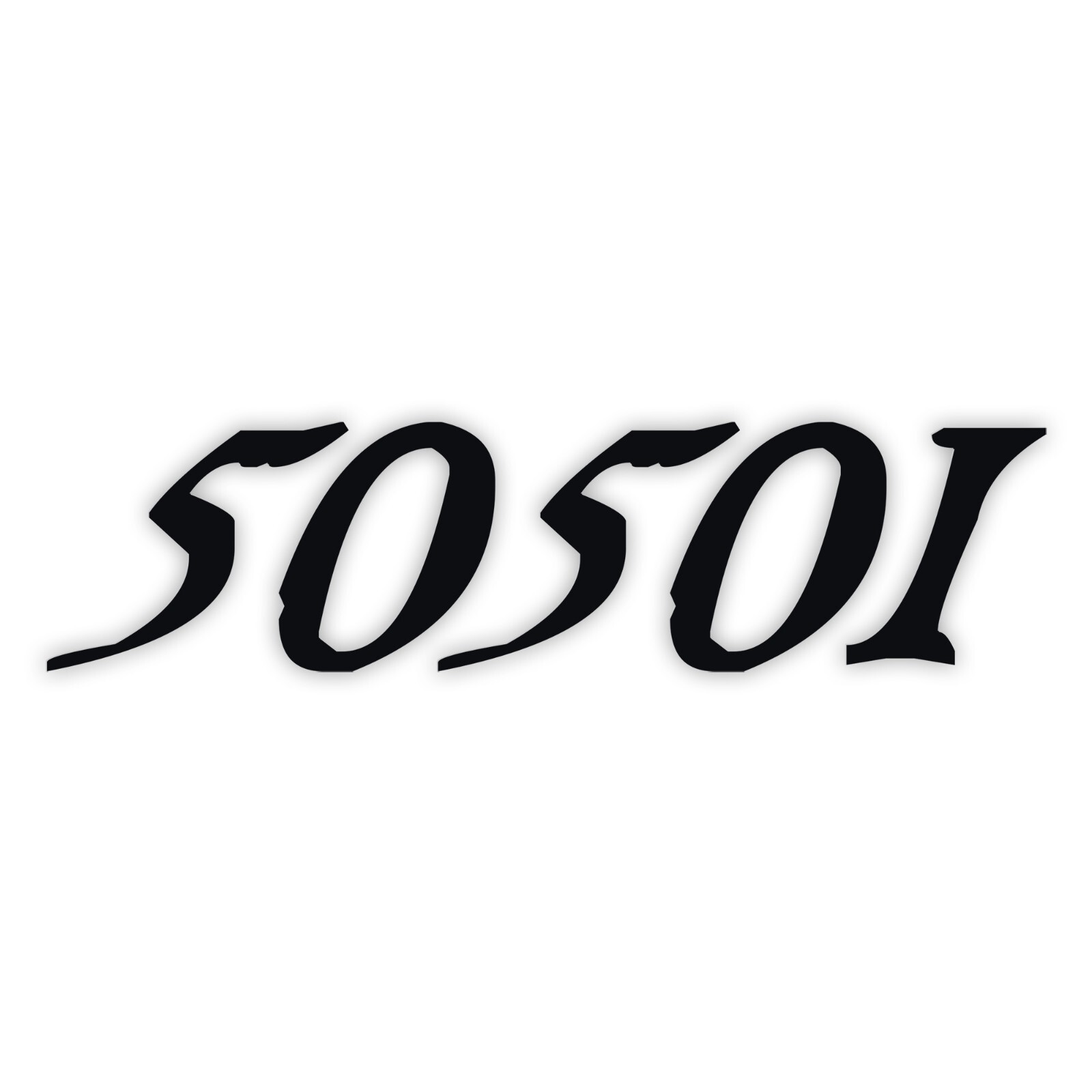 50501 Vinyl Decal V4 – Bold Civic Protest Symbol Sticker – Car Laptop Wall Art