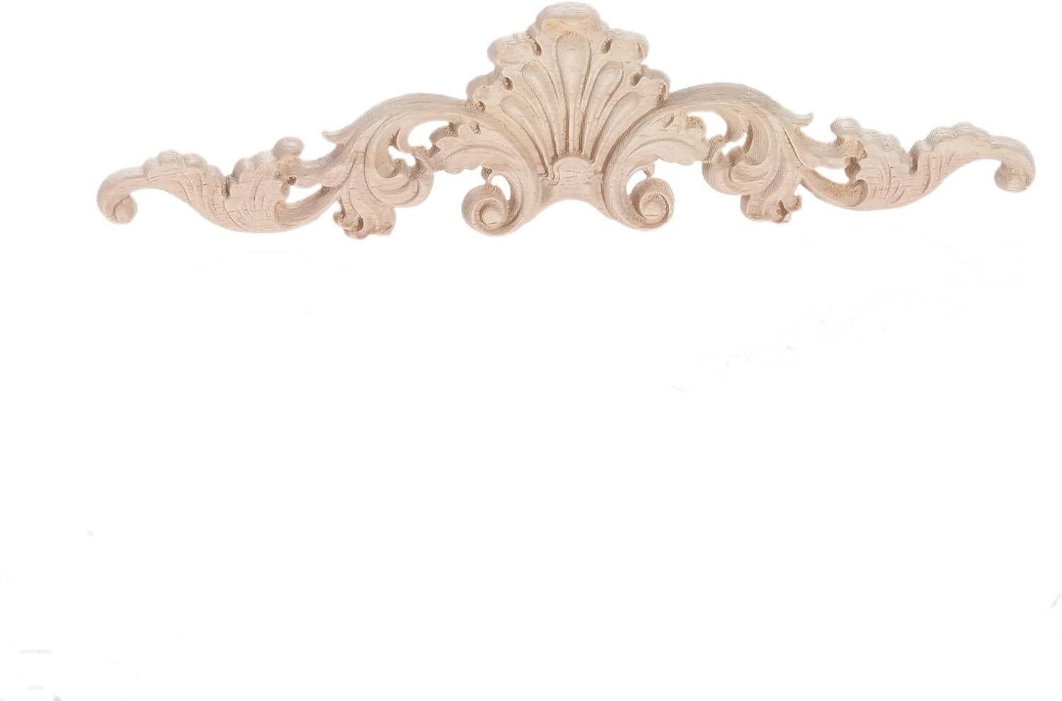 MUXSAM Wood Carved Onlays Appliques, Clear Carving 20x5cm/7.9″x2″, 1-Pack