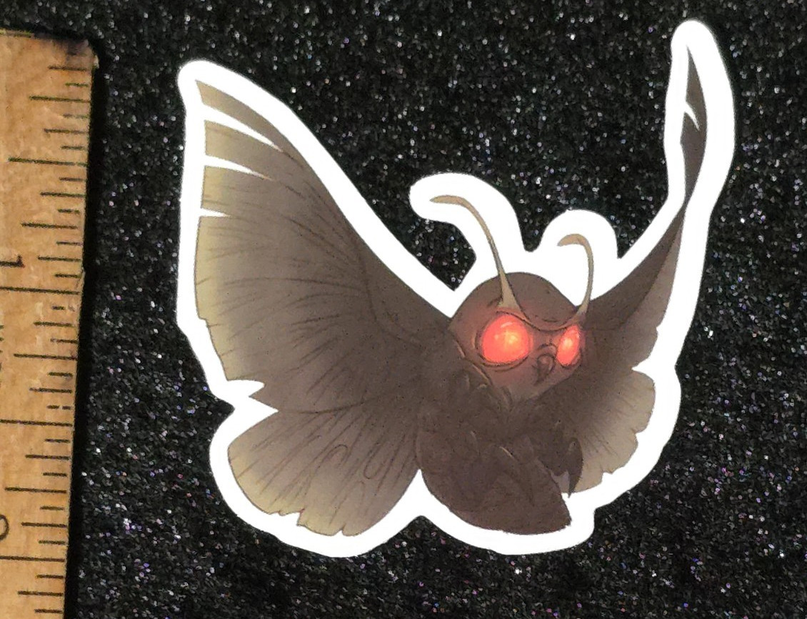 Animated Style Mothra 2″ Decal Sticker