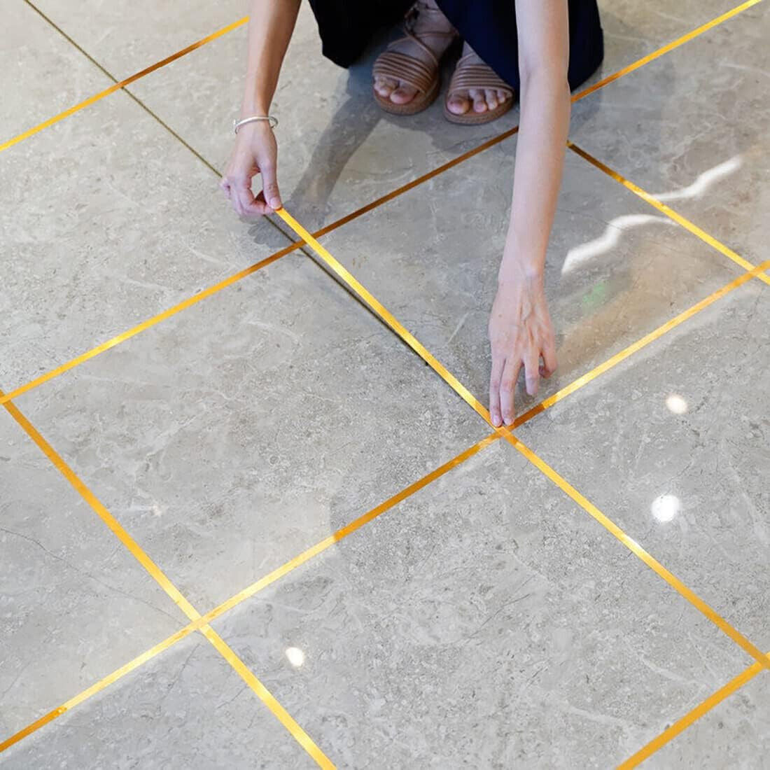 Self-adhesive Ceramics Tile Gap Tape Mildewproof Corner Edges Strip Line Sticker