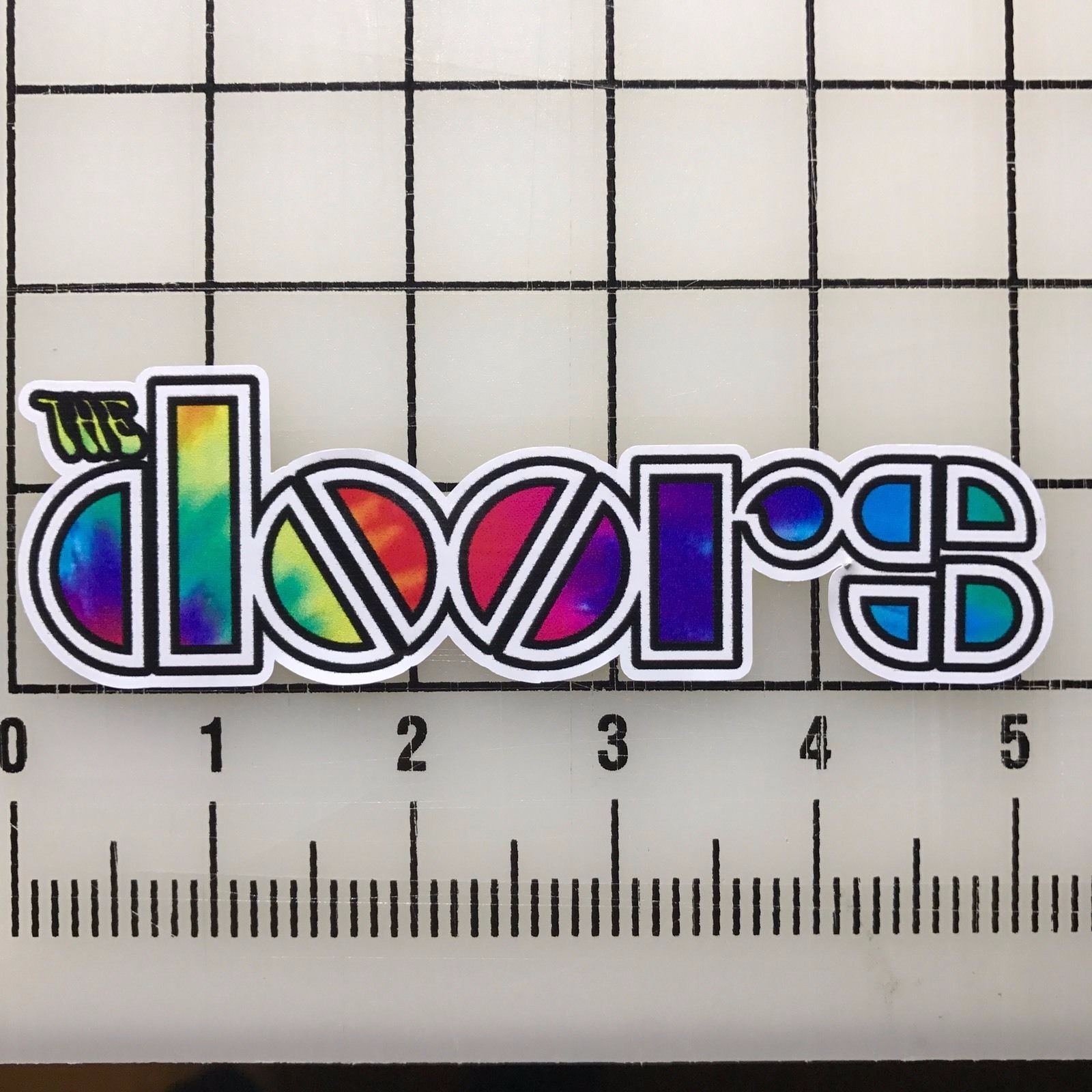 The Doors 5″ Wide Multi-Color Vinyl Decal Sticker – BOGO