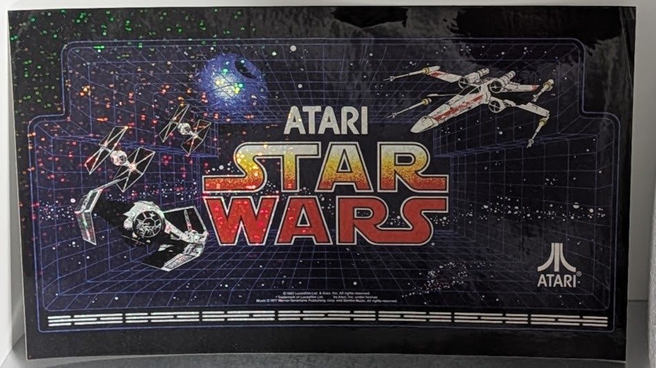 Atari Star Wars Video Game Sticker Decal 9.25″ x5.5″