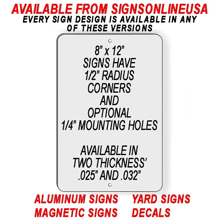 Magnetic Sign No Soliciting / Do Not Ring Or Knock / Do Not Post Ads Or Flyers