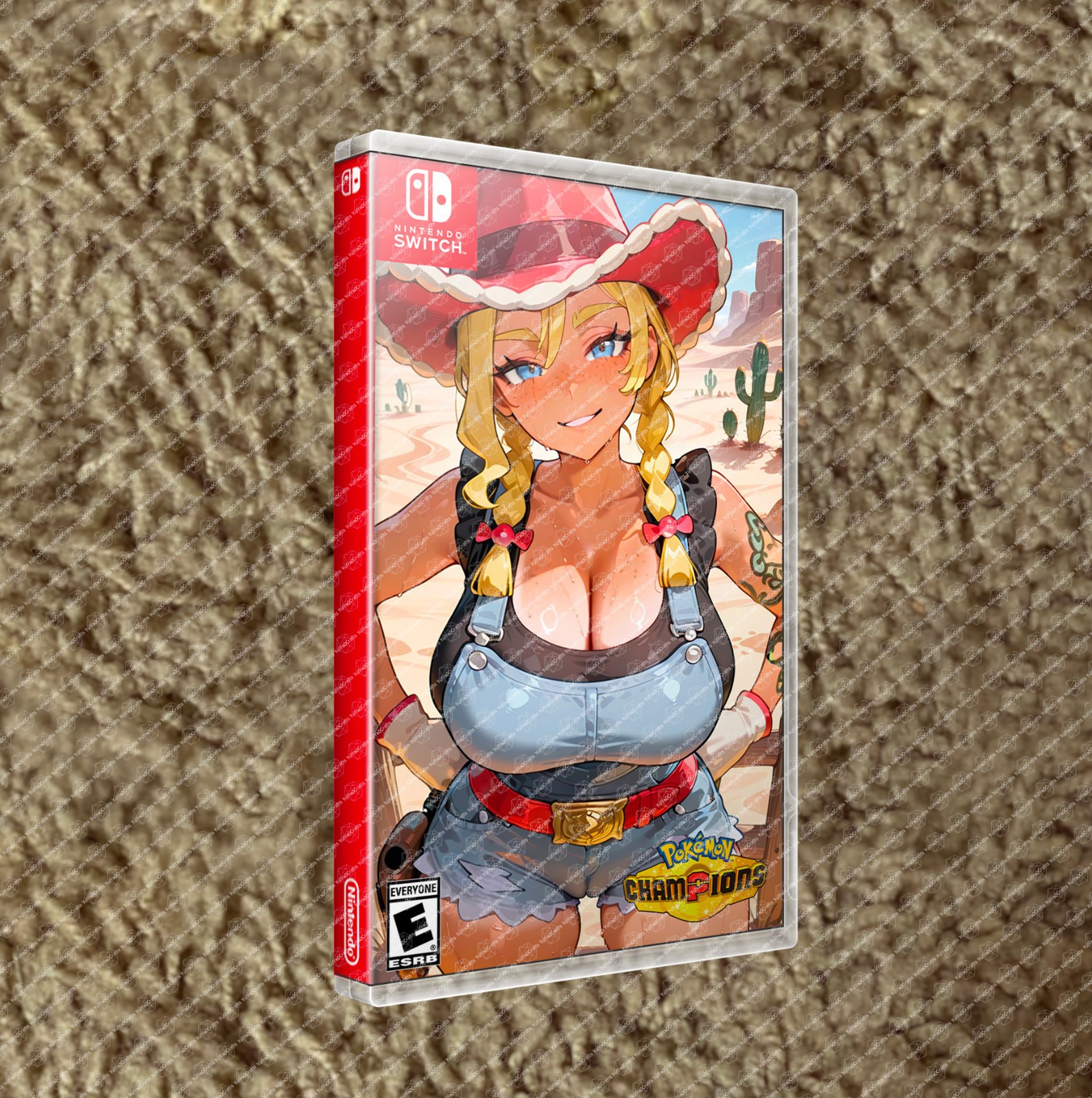 Pokemon Champions SWITCH | SWITCH 2 DOUBLE SIDED CUSTOM COVER ART & CASE NO GAME