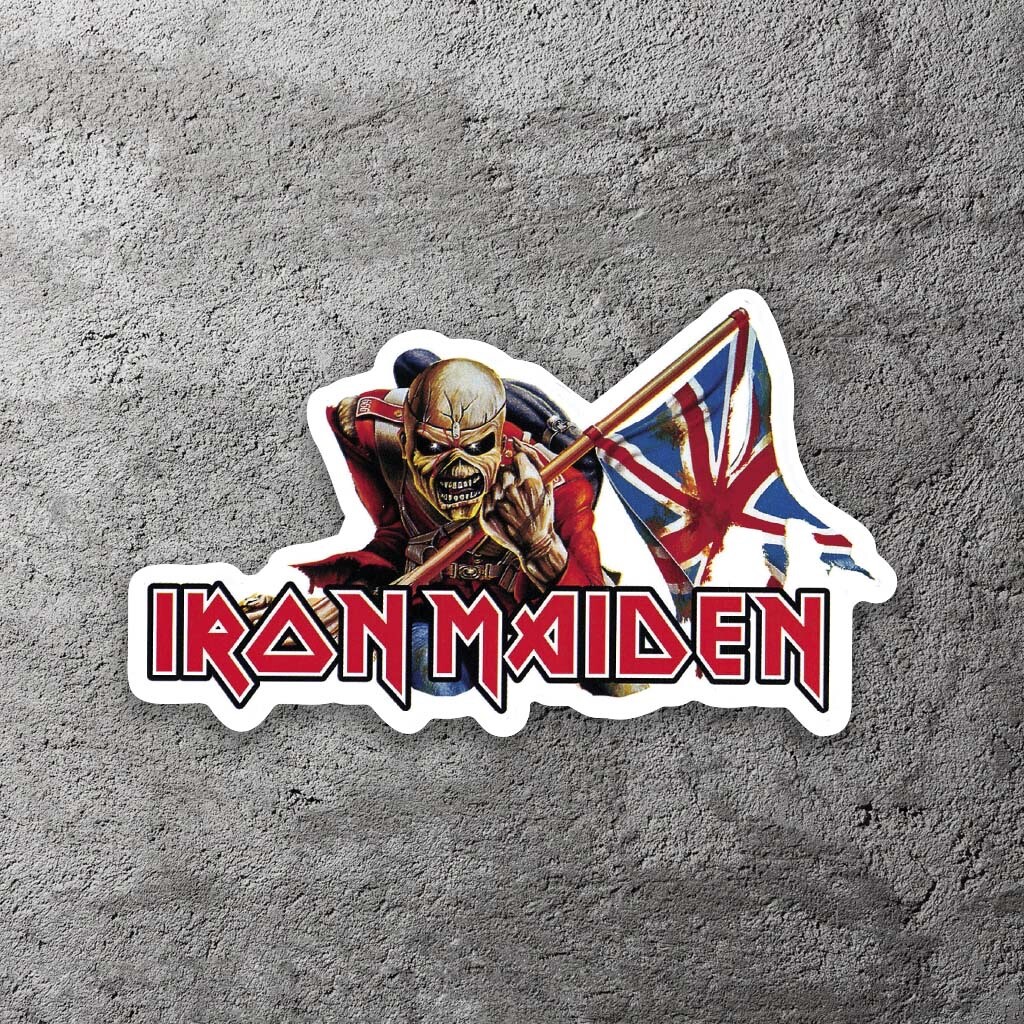Iron Maiden The Trooper Vinyl Sticker 5″ Wide – Includes Two Stickers