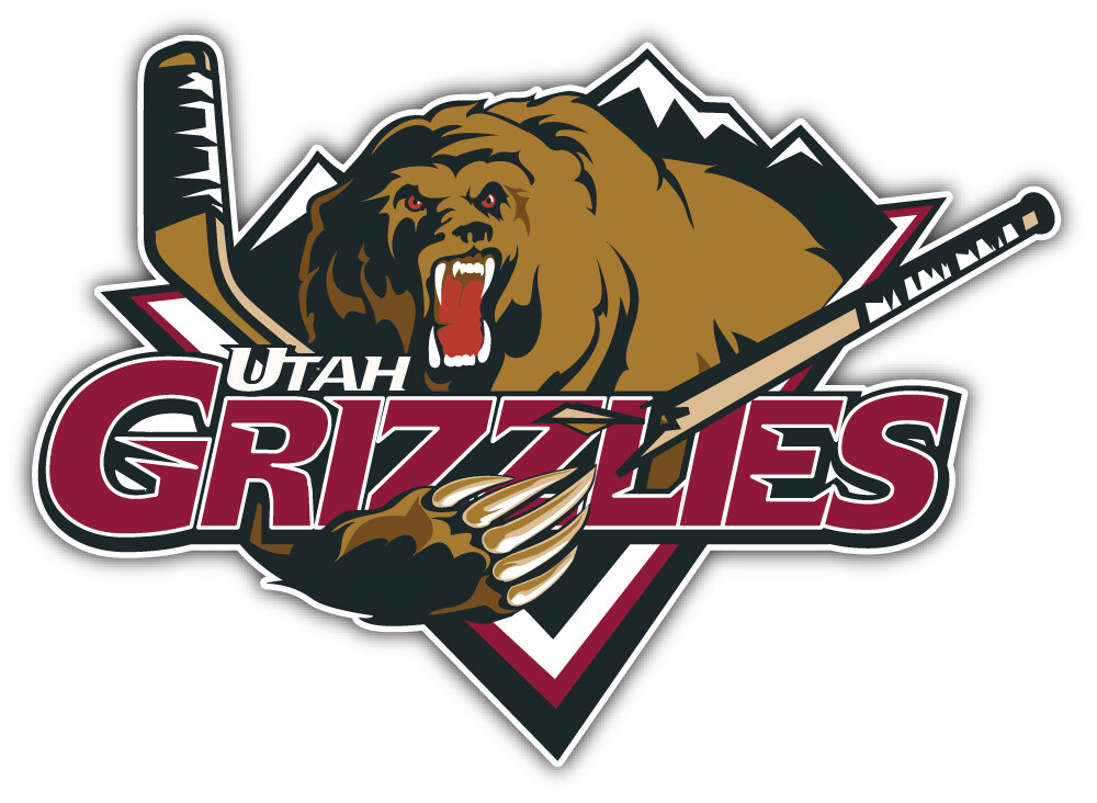 Utah Grizzlies Minor Hockey Sport Car Bumper Sticker Decal “SIZES”