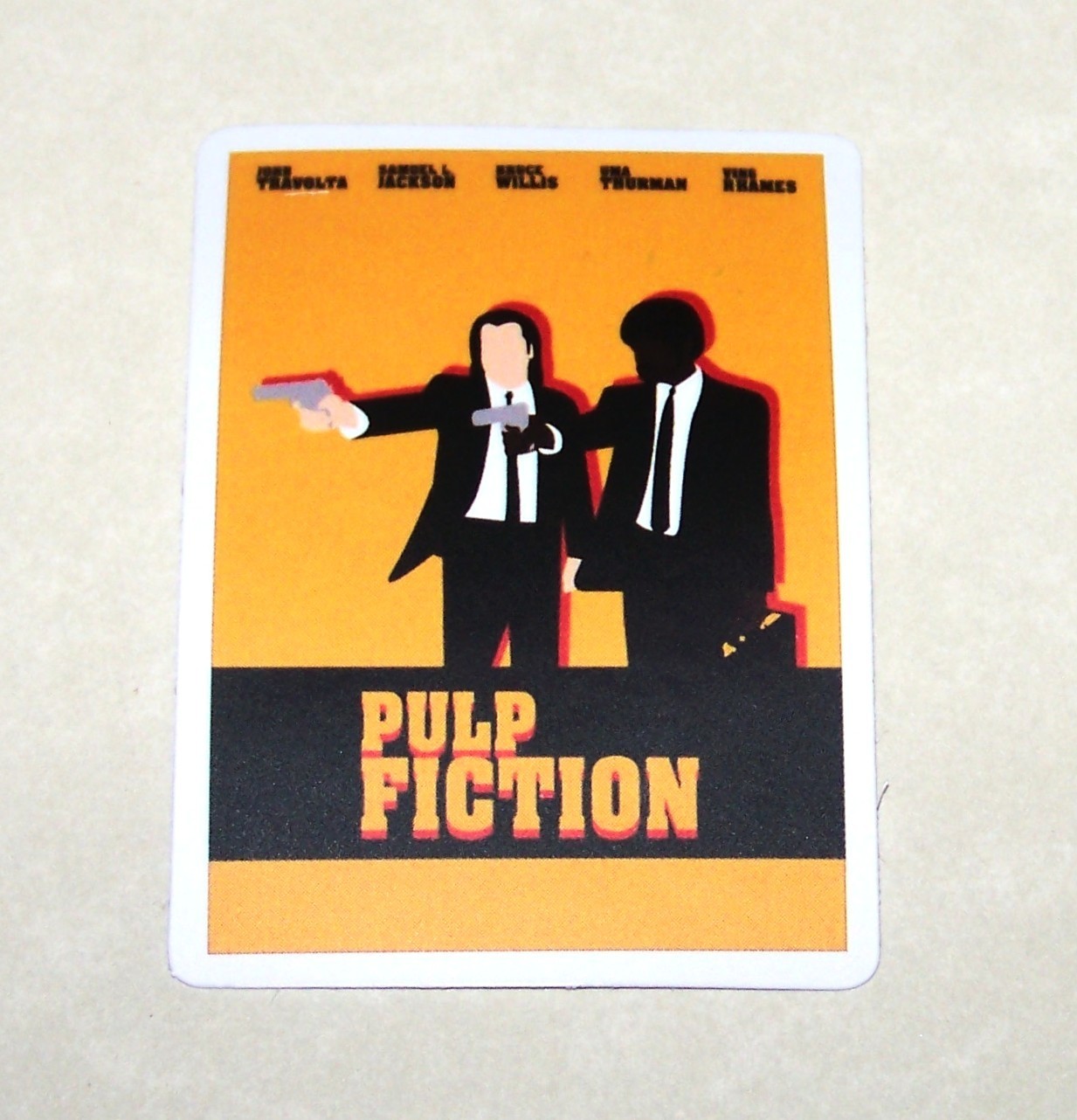 Pulp Fiction Cut Sticker Decal Movie Tarantino Film PULP FICTION