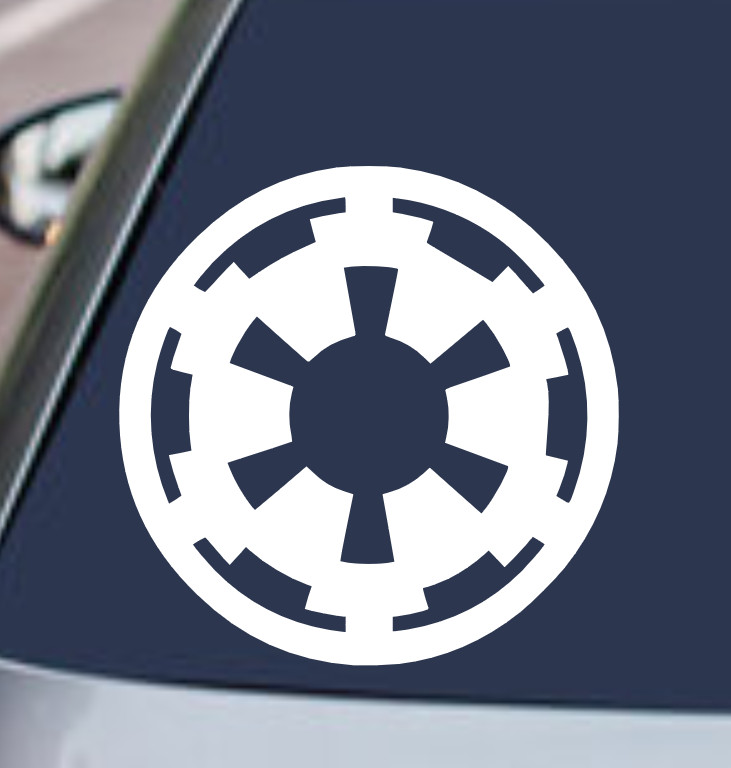 STAR WARS GALACTIC EMPIRE VINYL DECAL STICKER CAR REAR WINDOW BUMPER LOGO SYMBOL
