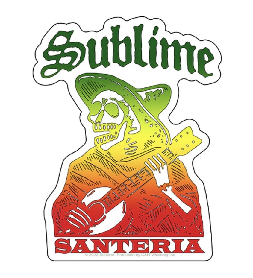 Sublime Santeria Official Sticker S031S Decal