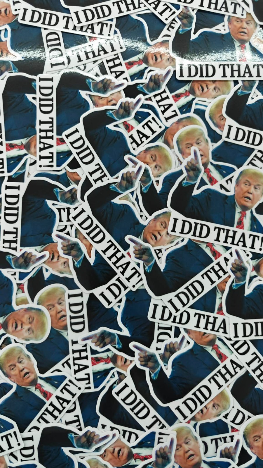 Trump I Did That Sticker 10 Pack Funny Meme Vinyl Decal Waterproof 3in