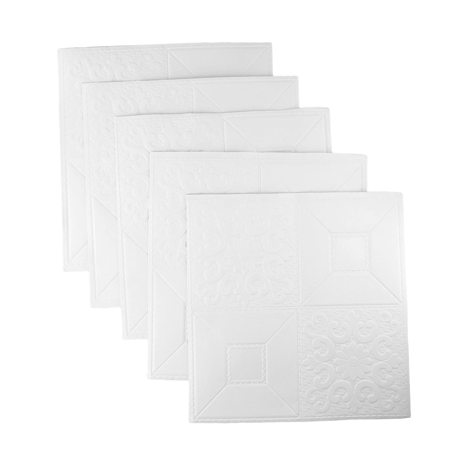 3D Self-Adhesive Tile Stone Brick Wall Sticker Soft Foam Panels Home Decor X10