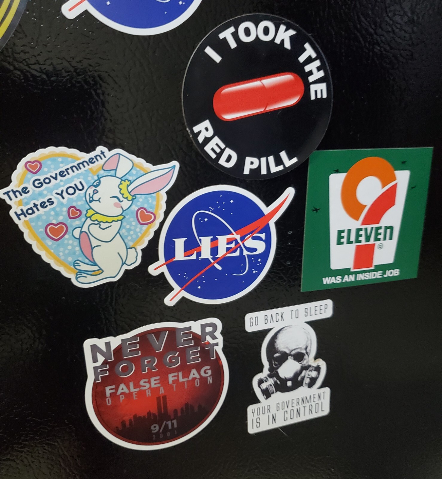 Vintage Retro NASA MOON HOAX 9/11 TRUTH MAGNETS 🧲 VARIETY PACK (6)