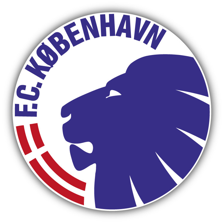 F.C. Copenhagen Denmark Soccer Football Car Bumper Sticker Decal 5” x 5”