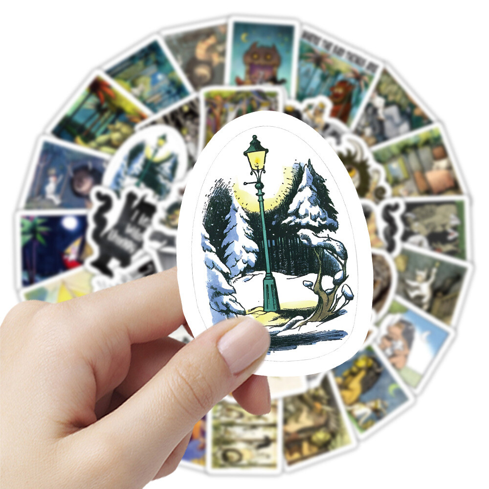 100Pcs Where The Wild Things Are Stickers for Kid Water Bottle Laptop Waterproof