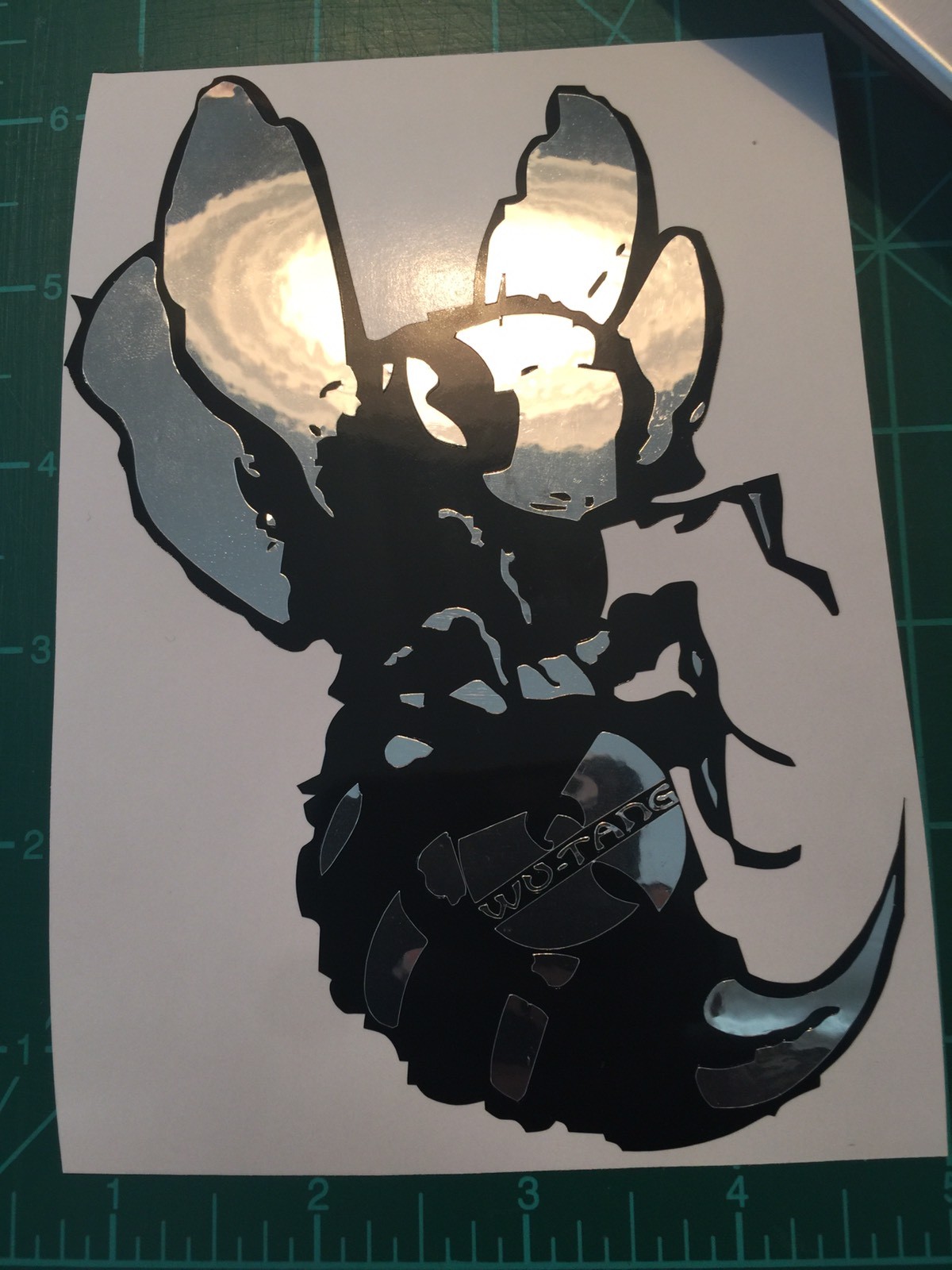 Wu Tang Killer Bee Sticker Decal ( CHROME ) Hip Hop, Rap, Urban, Street, Swarm.