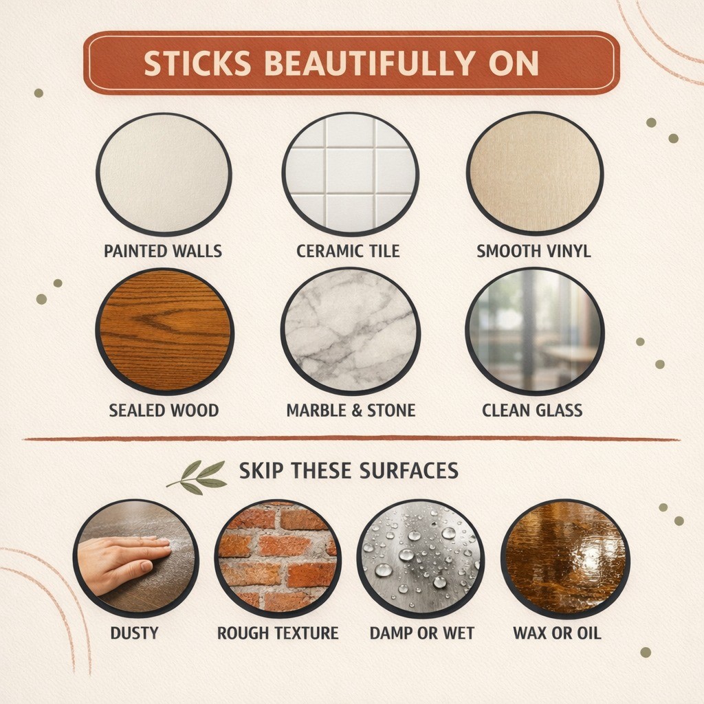 Peel and Stick Tile Stickers Terracotta Green Mediterranean Kitchen Backsplash