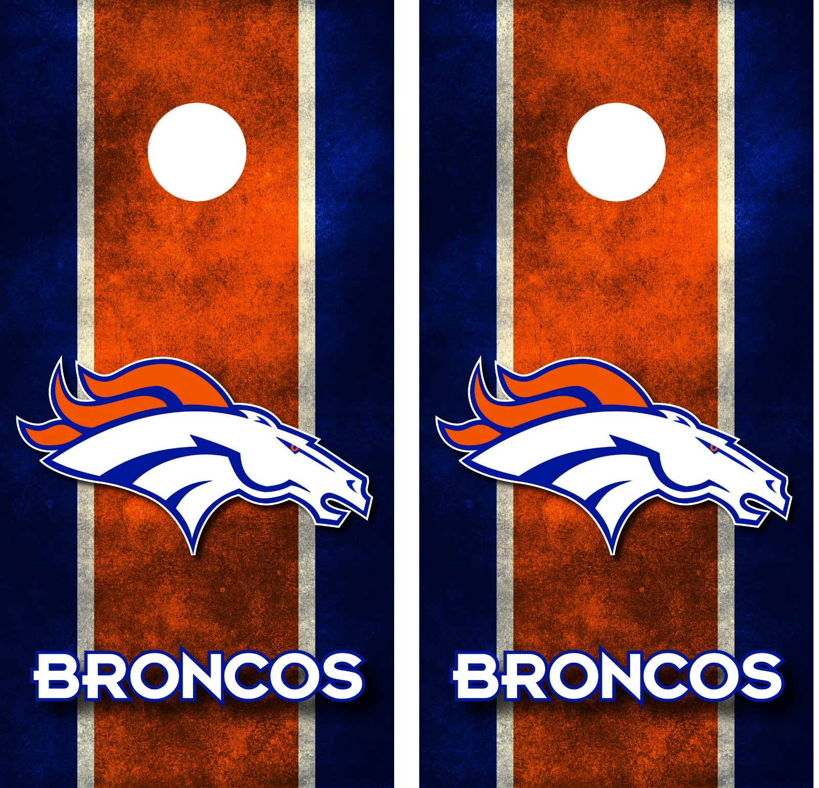 Denver Broncos Cornhole Board Decal Wrap Wraps
