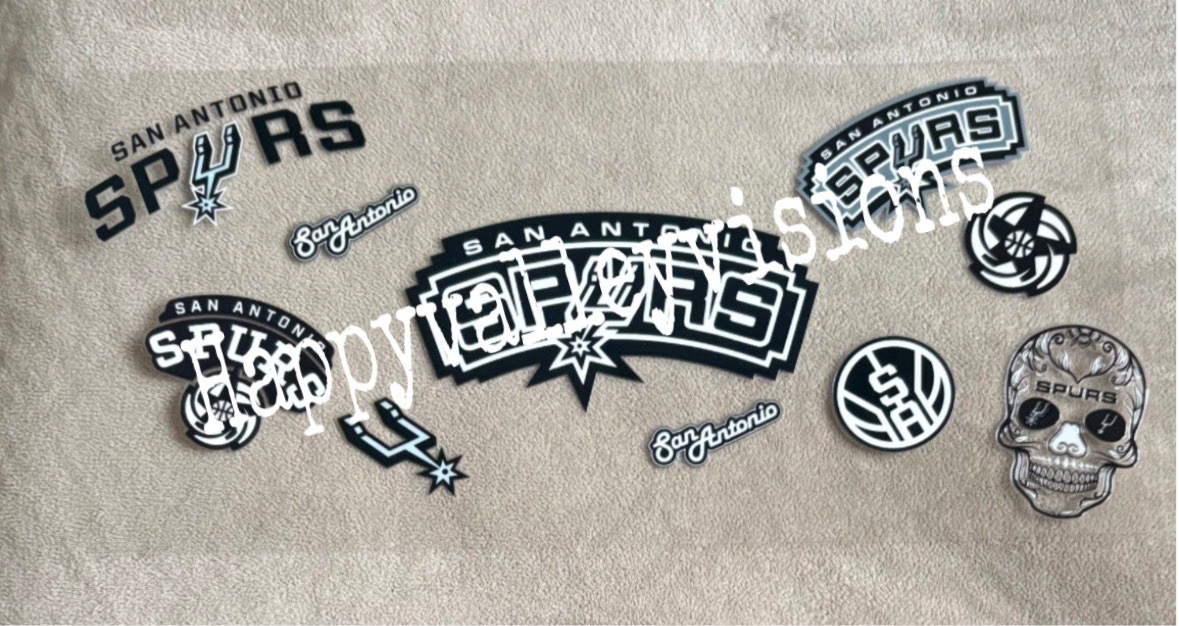 SAN ANTONIO Basketball Team UV DTF Vinyl Transfer Stickers Cup Wrap DIY Glasses