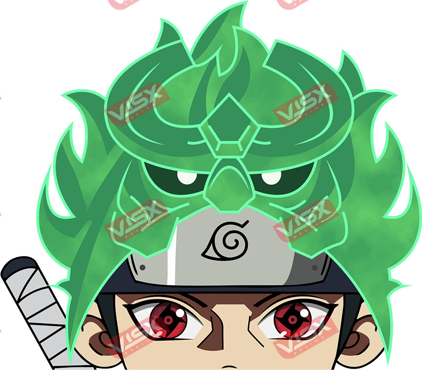 Naruto Uzumaki Anime Peeker Bumper Stickers Car Decal Vinyl Window