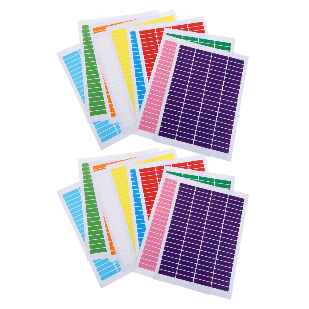 20 Sheets Waterproof Material Label Name Tags Stickers Labels Paper Handwritten