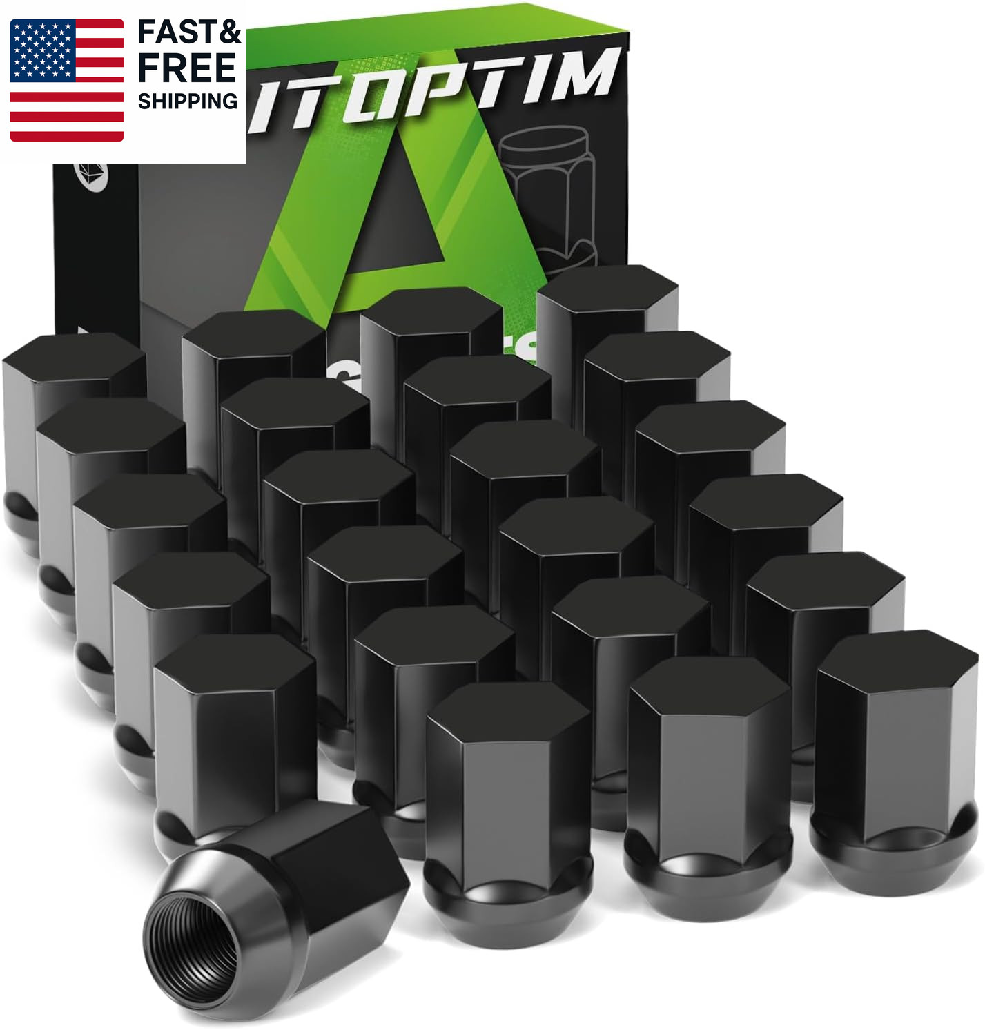 M14X1.5 OEM Lug Nuts – Replacement for 2012-2022 Ram 1500, 1999-2022 Chevy Silv