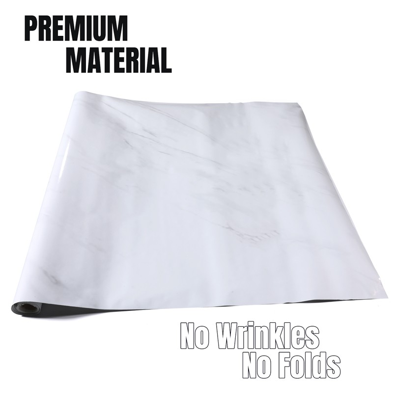 2x 10ft Roll PVC Marble Wallpaper Self Adhesive Peel Stick Kitchen Countertop