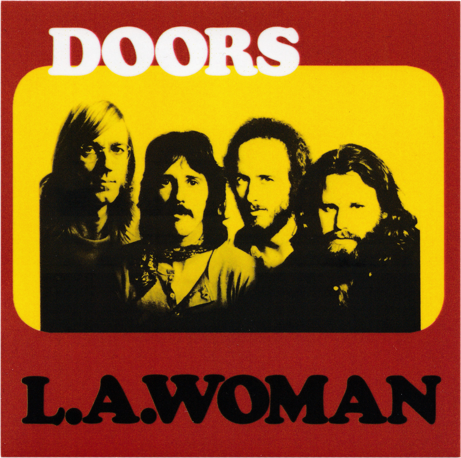 Sticker – The Doors LA Woman Album Cover L.A. Rock 70s Music Band 4″ Decal #5820