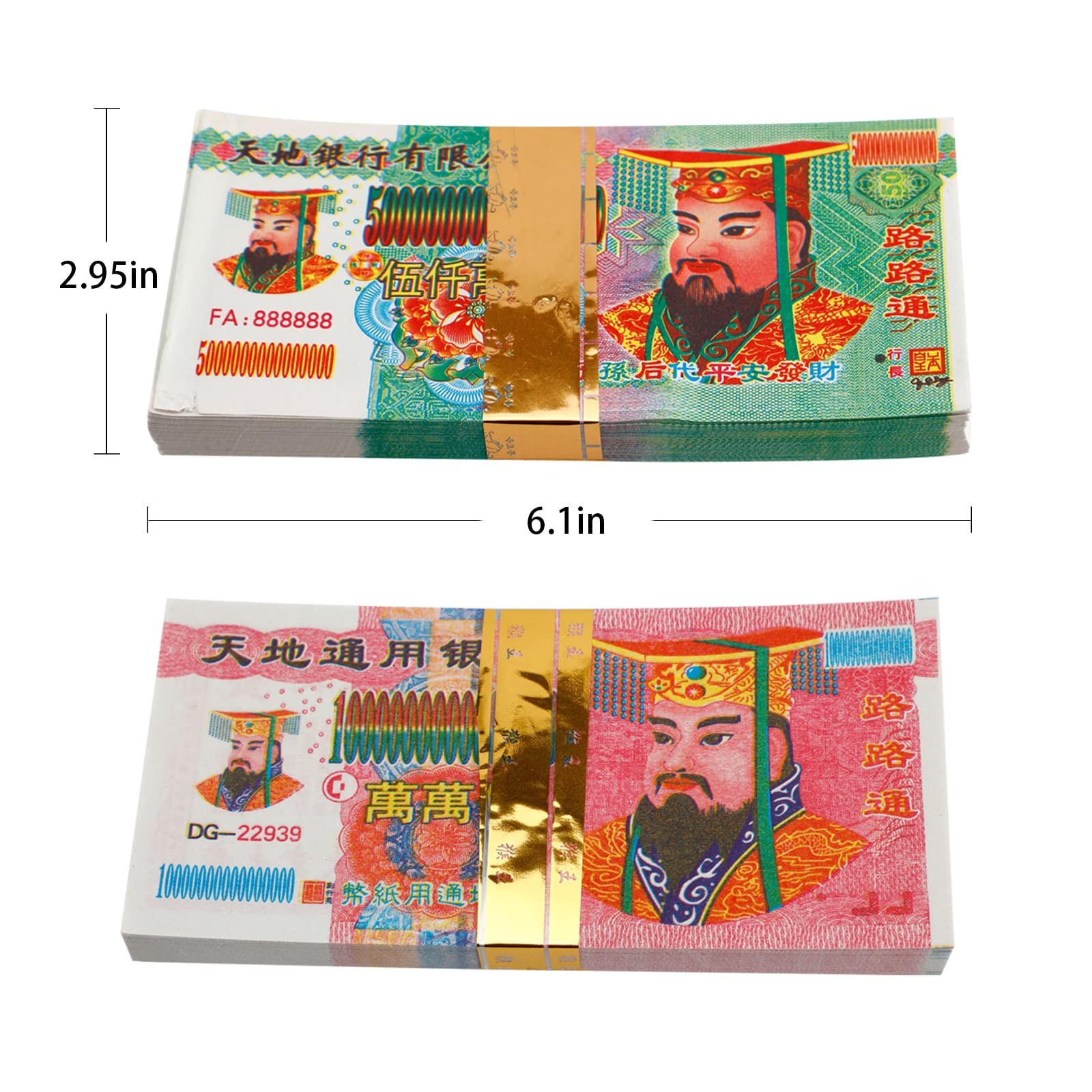 800Pcs Joss Paper Ancestor Money Traditional Chinese Blessing for Ancestors…