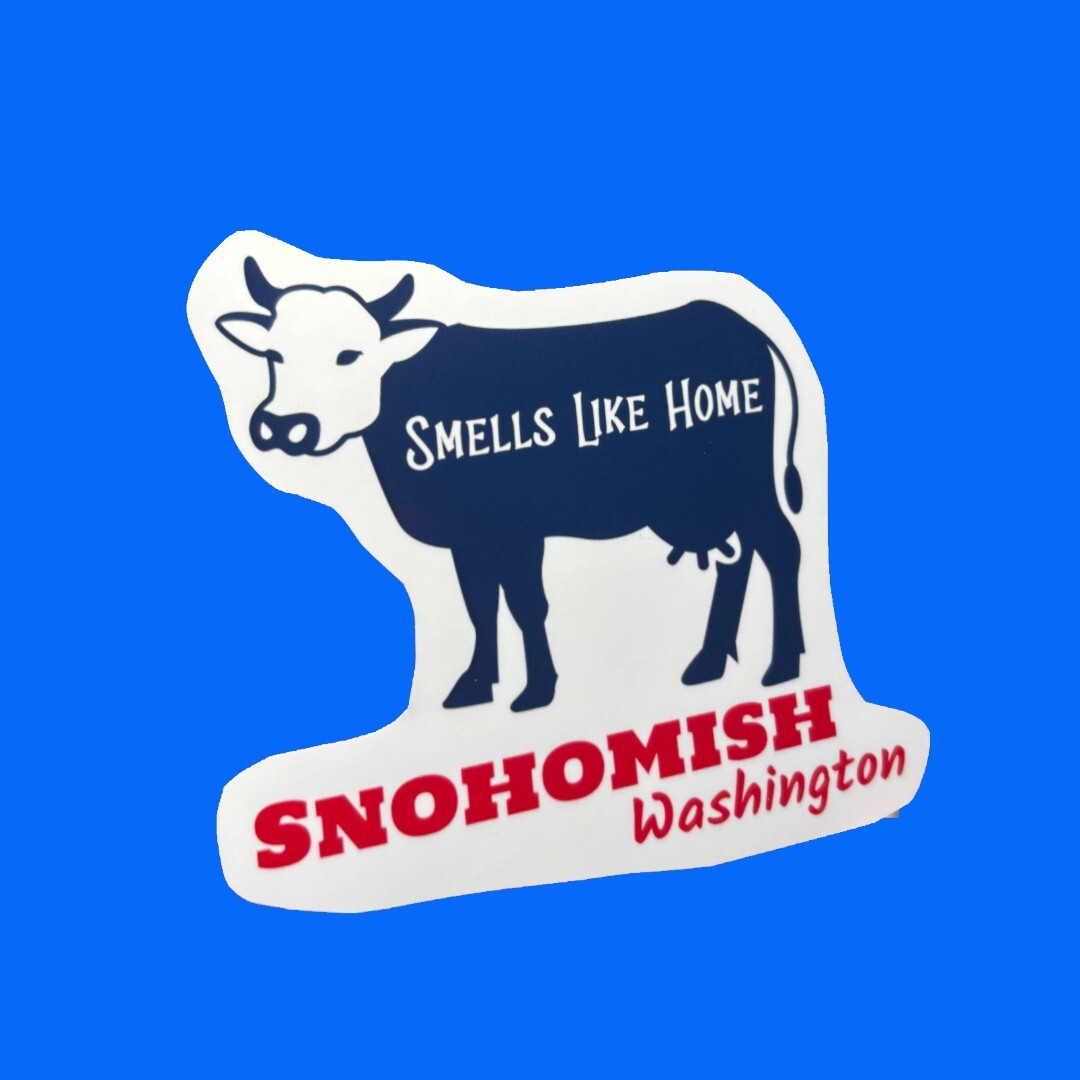 3-PACK 4″ STICKERS Snohomish, WA Decal Slaps