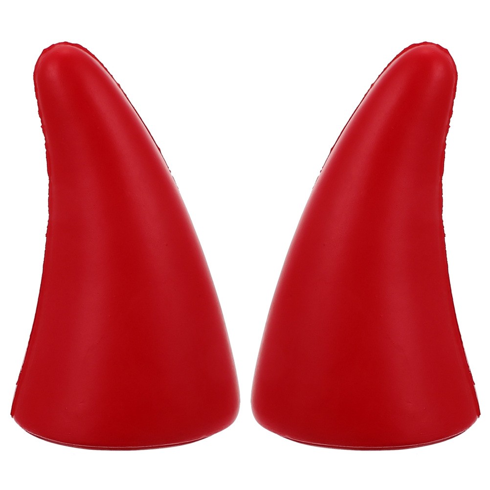 1 Pair 3D Devil Horns Stickers Polyurethane Car Roof Decoration Halloween