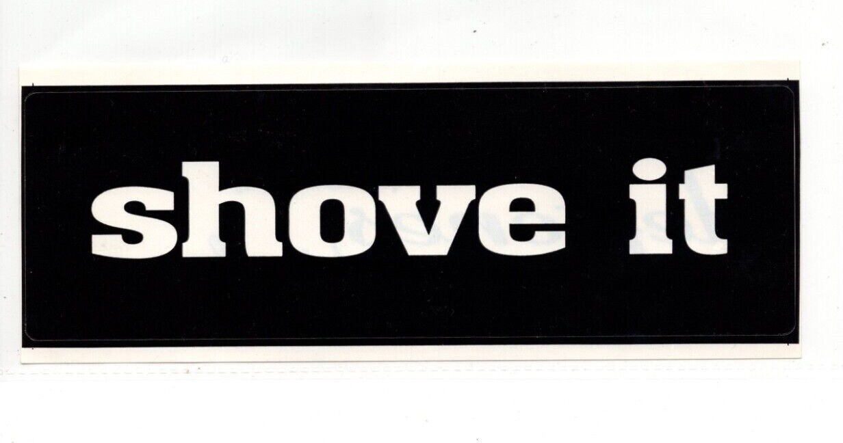deftones “MY OWN SUMMER” shove it STICKER/DECAL 1997 around the fur 7 7/8 x 2.5″