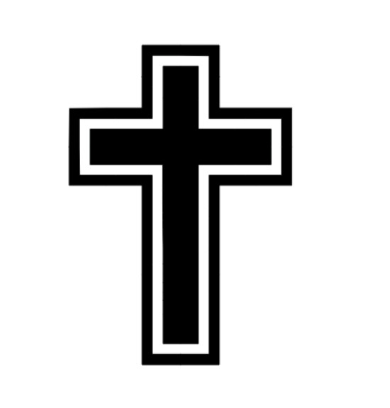 Cross Vinyl Die Cut Decal Sticker – Jesus Christ Christian Religious God Church