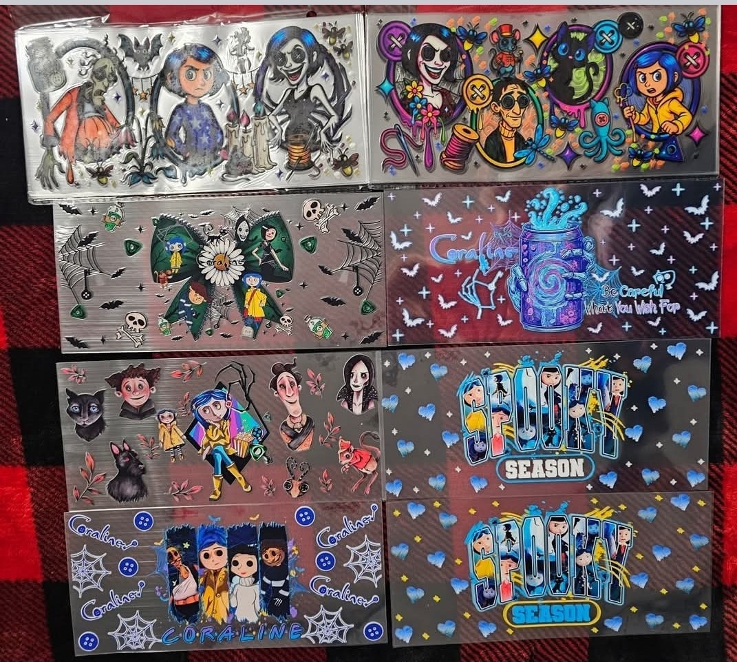 Coraline Uv Dtf Wraps