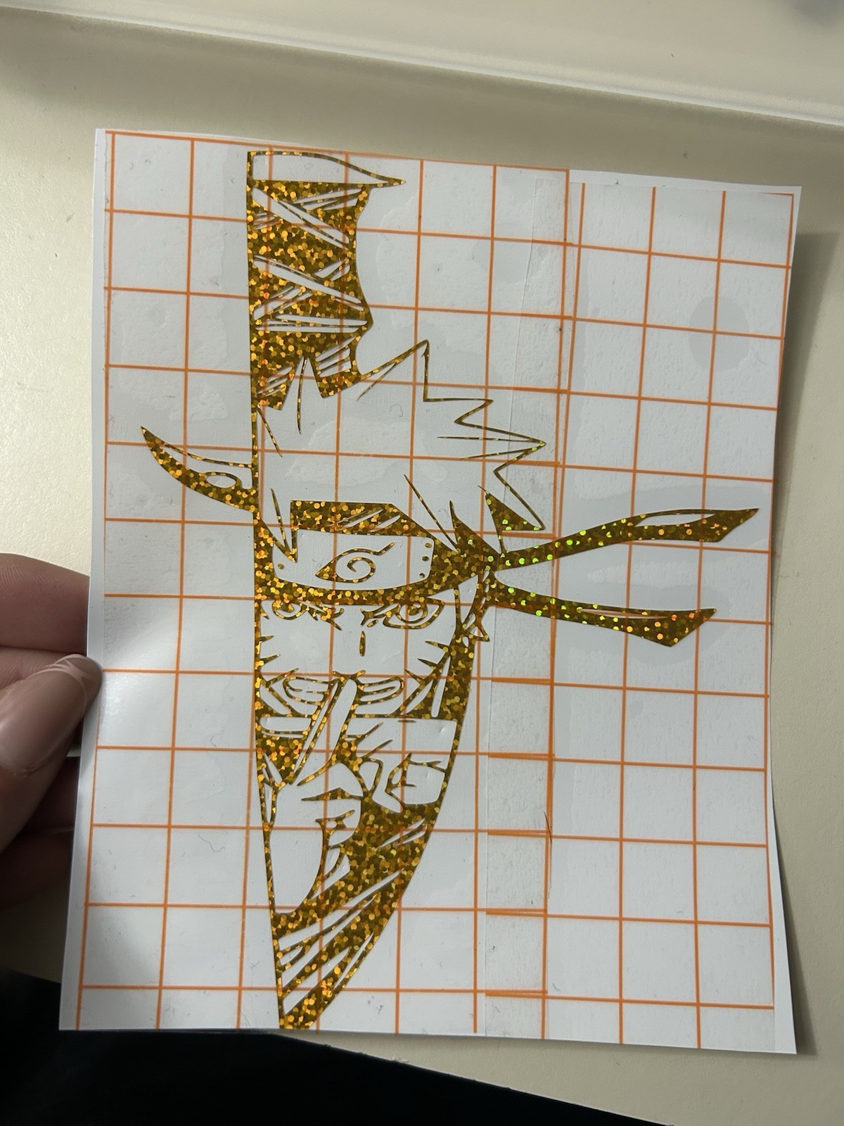 Naruto Vinyl Decal Sticker – Gold