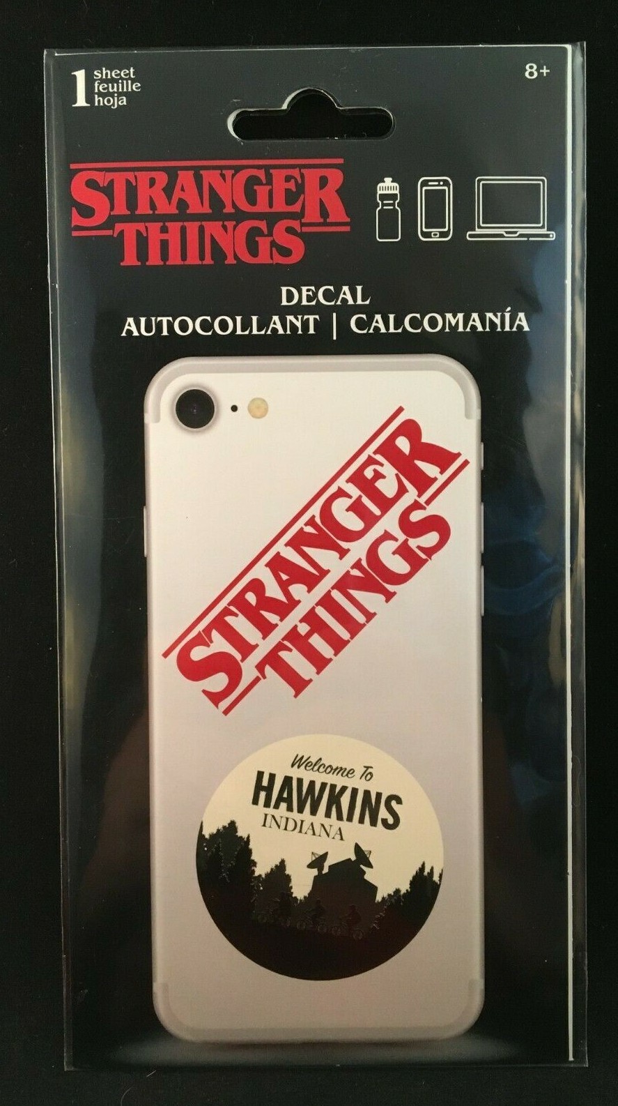 Stranger Things – 2 Stickers/Decals – Phone/Water Bottle/Laptop – Sandy Lion