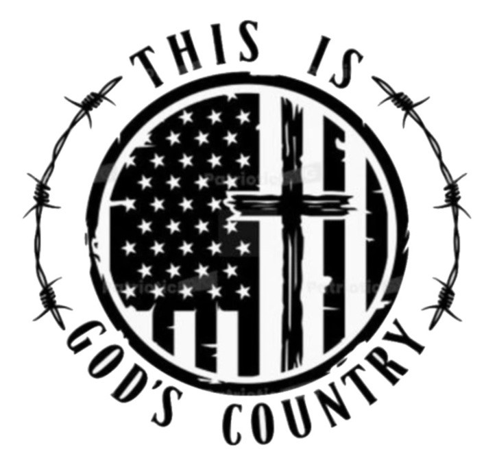 This Is God’s Country – Vinyl Decal Car Window Yeti Travel Coffee Mugs Laptop