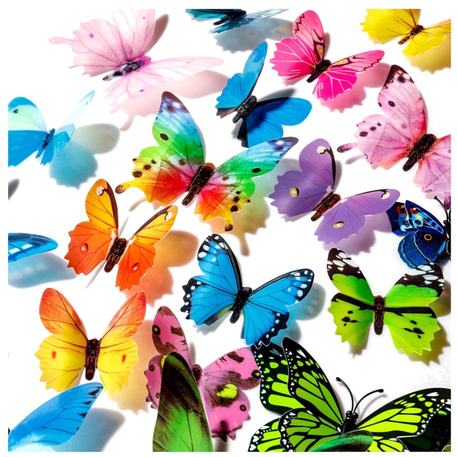 DIY Butterfly Art Decor Stickers 240pcs