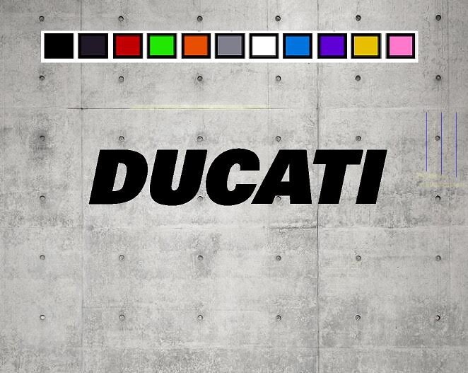 Ducati Wood LOGO Vinyl Decal Sticker Emblem Car Truck Window 4″ 6″ 8″