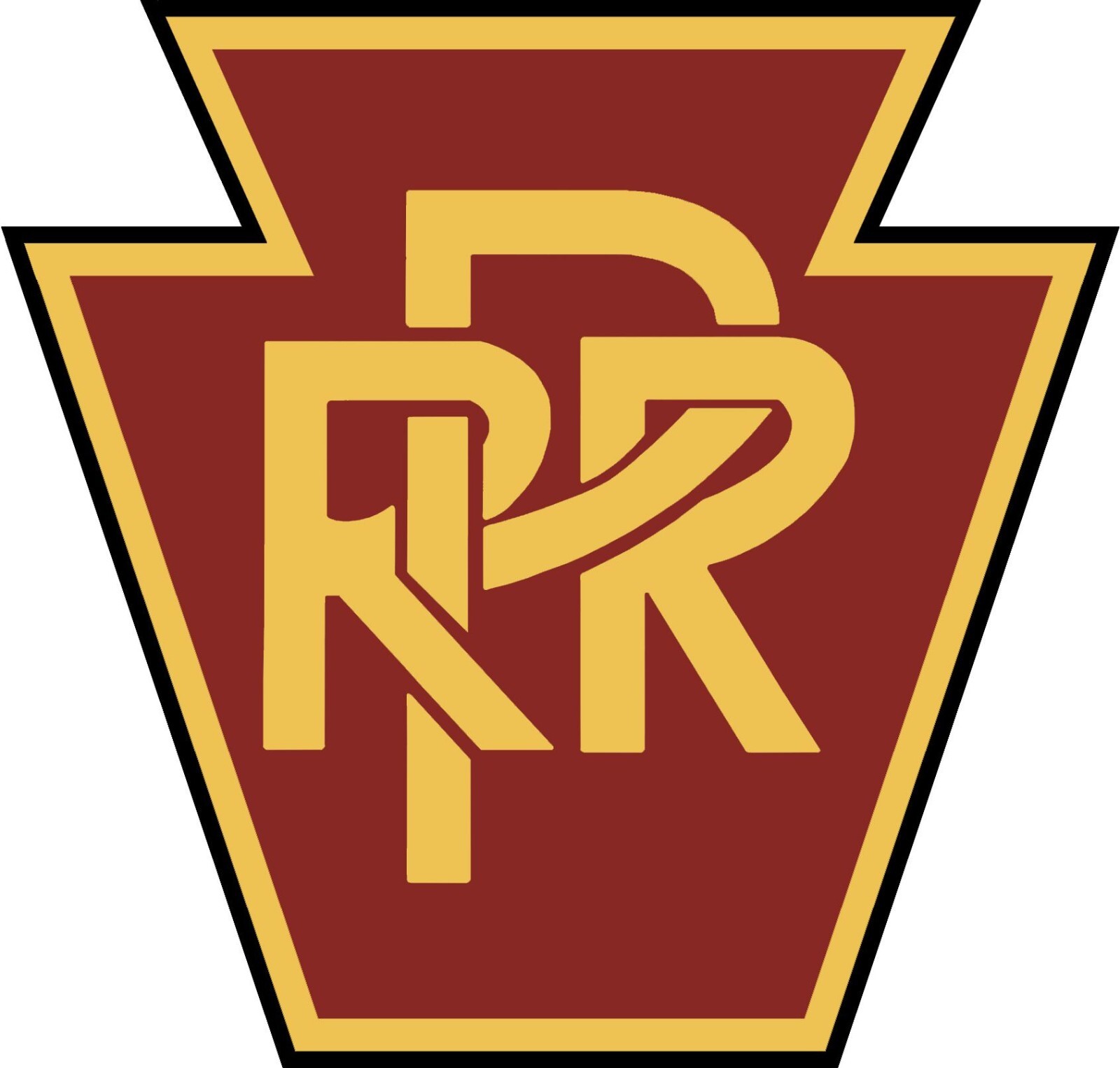 Pennsylvania railroad sticker weatherproof bumper vinyl decal