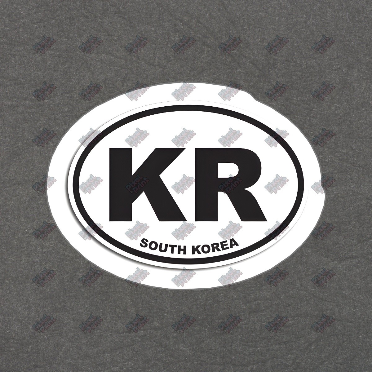 South Korea Vinyl Decal Sticker KR South Korea Travel Bumper Sticker #527357