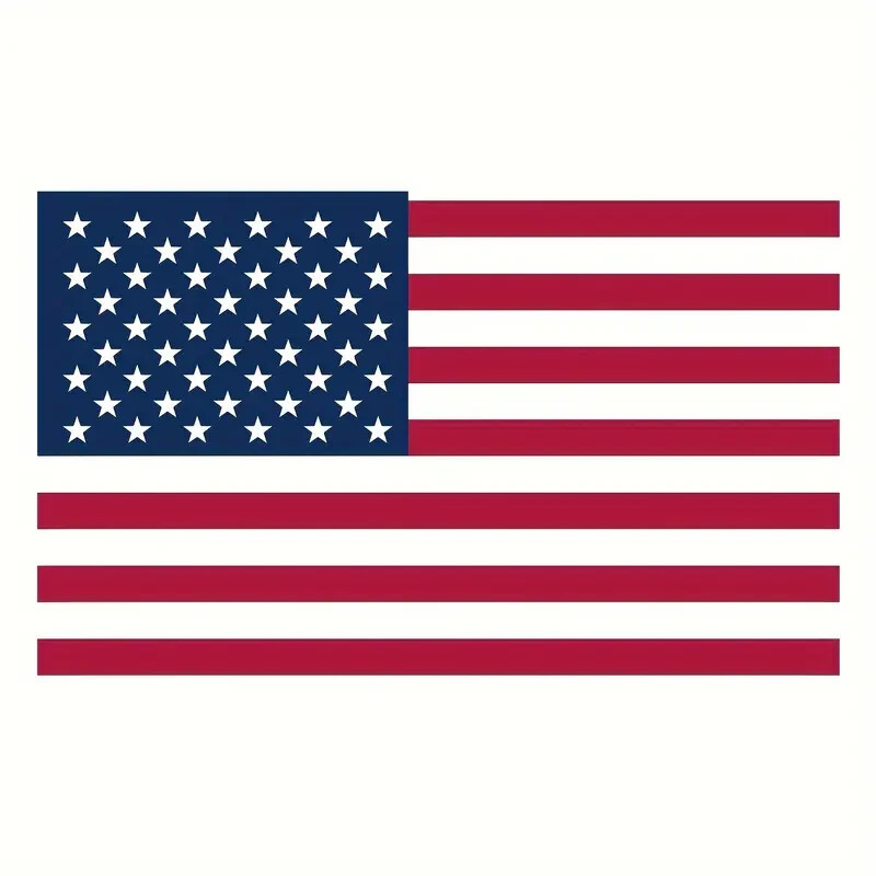 5 pack American Flag Stickers Patriotic Vinyl Decals Outdoor Waterproof 3×5