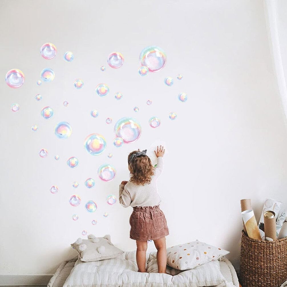 Bubble Wall Decal Stickers, Under The Sea Birthday Party Decor Colour Bubble …