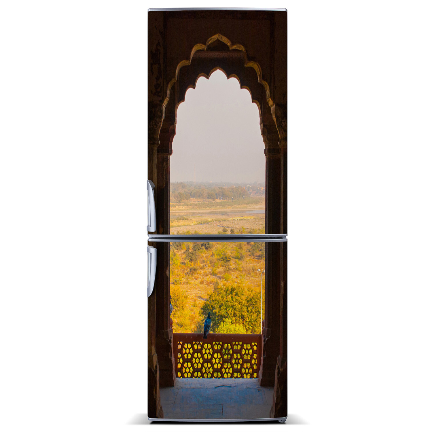 Magnet Sticker Refrigerator removable Architecture Fort Agra India