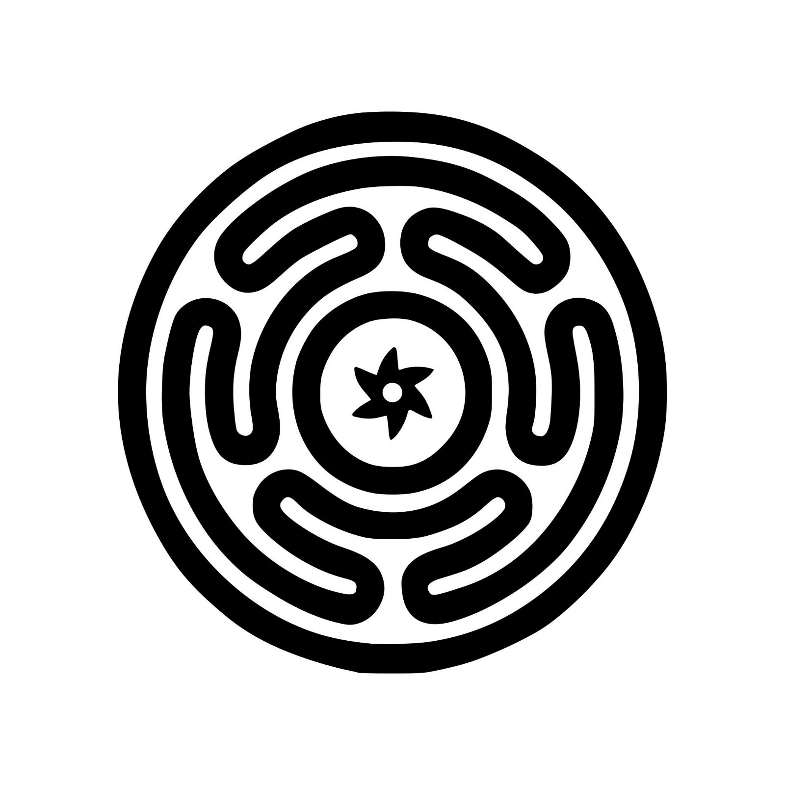 HECATE’S WHEEL Vinyl Decal Sticker Wiccan Symbol Strophalos 20 COLOR OPTIONS
