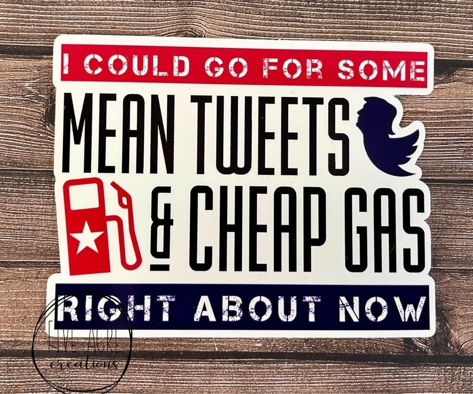 Funny Gas Prices Sticker • Waterproof 4”x6” Car Decal • Laptop Decal