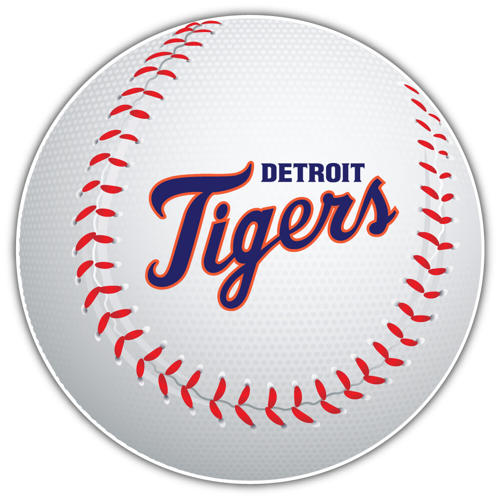 Detroit Tigers MLB Baseball Sport Logo Car Bumper Sticker Decal “SIZES”