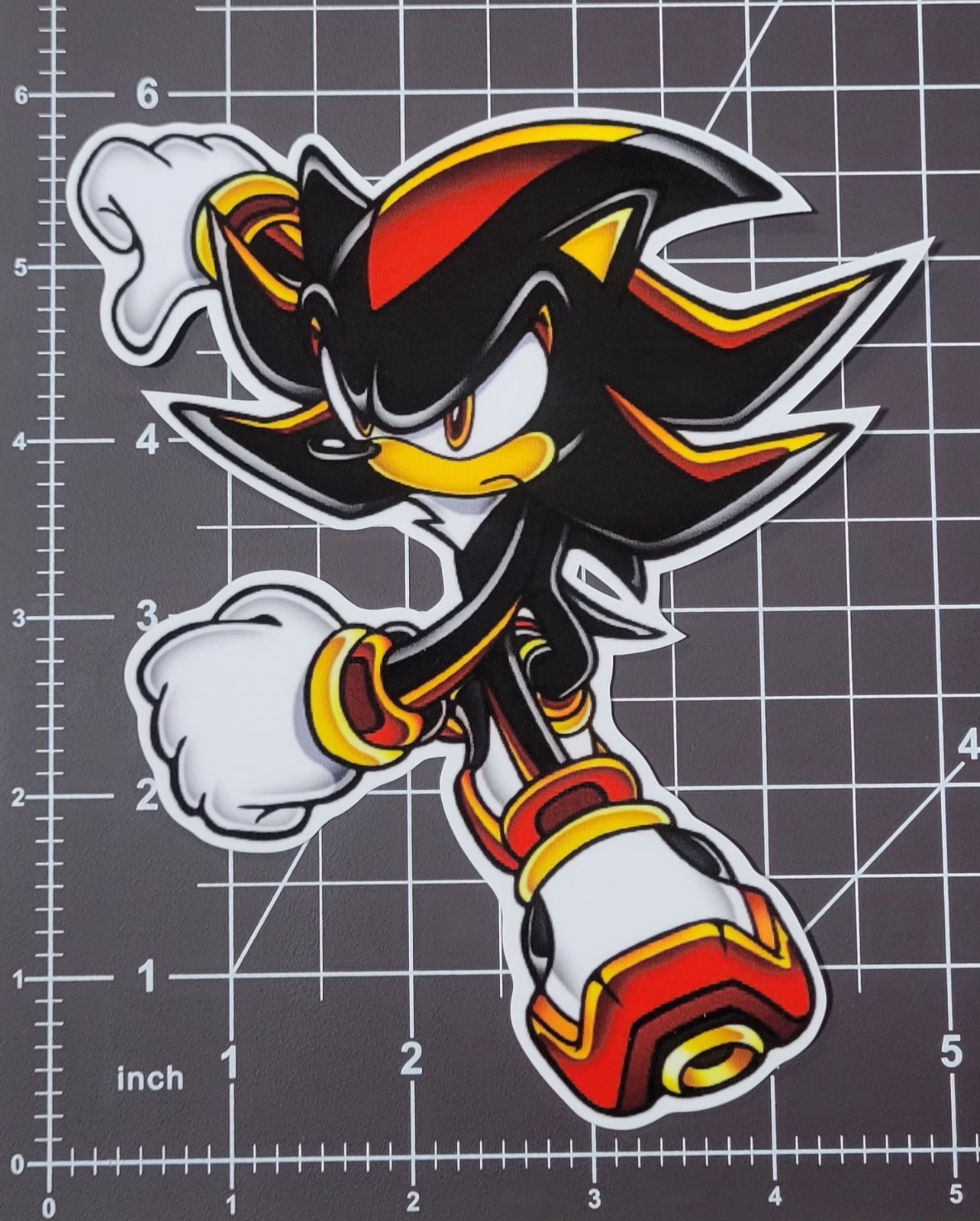 Sonic The Hedgehog Shadow The Hedgehog V1 Sticker 6″