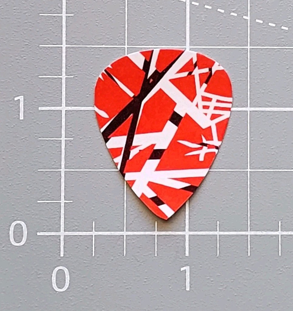 Eddie’s Guitar Pick Vinyl Sticker ~ 80’s Guitar Pick – Eruption ~ Panama! 5150