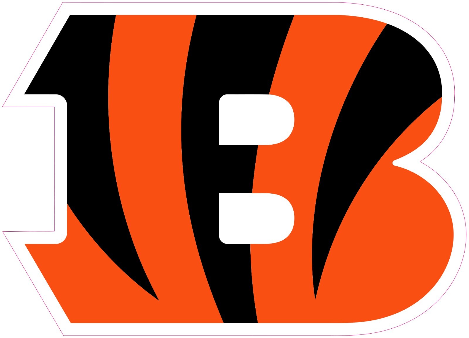Cincinnati Bengals Football Vinyl Decal Sticker Car Truck Bumper Tumbler Mug